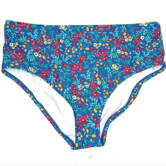 Draper James Misty Floral Swim Bottoms High Waist Plus Size NWOT - Picture 1 of 4